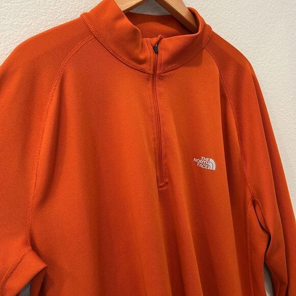 The North Face 1/4 Zip Jacket | Canyon Orange | Mens XXL - Picture 2 of 9